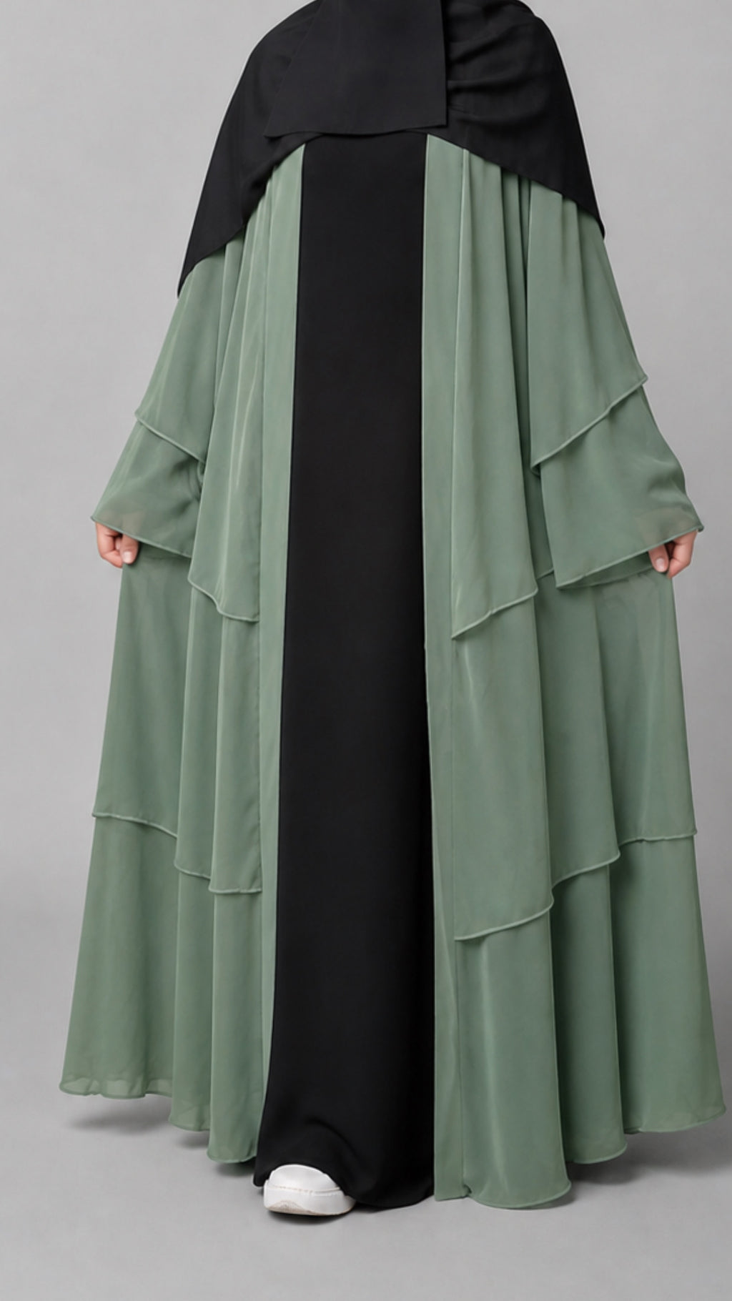 Hussna Abaya Kjole Grønn