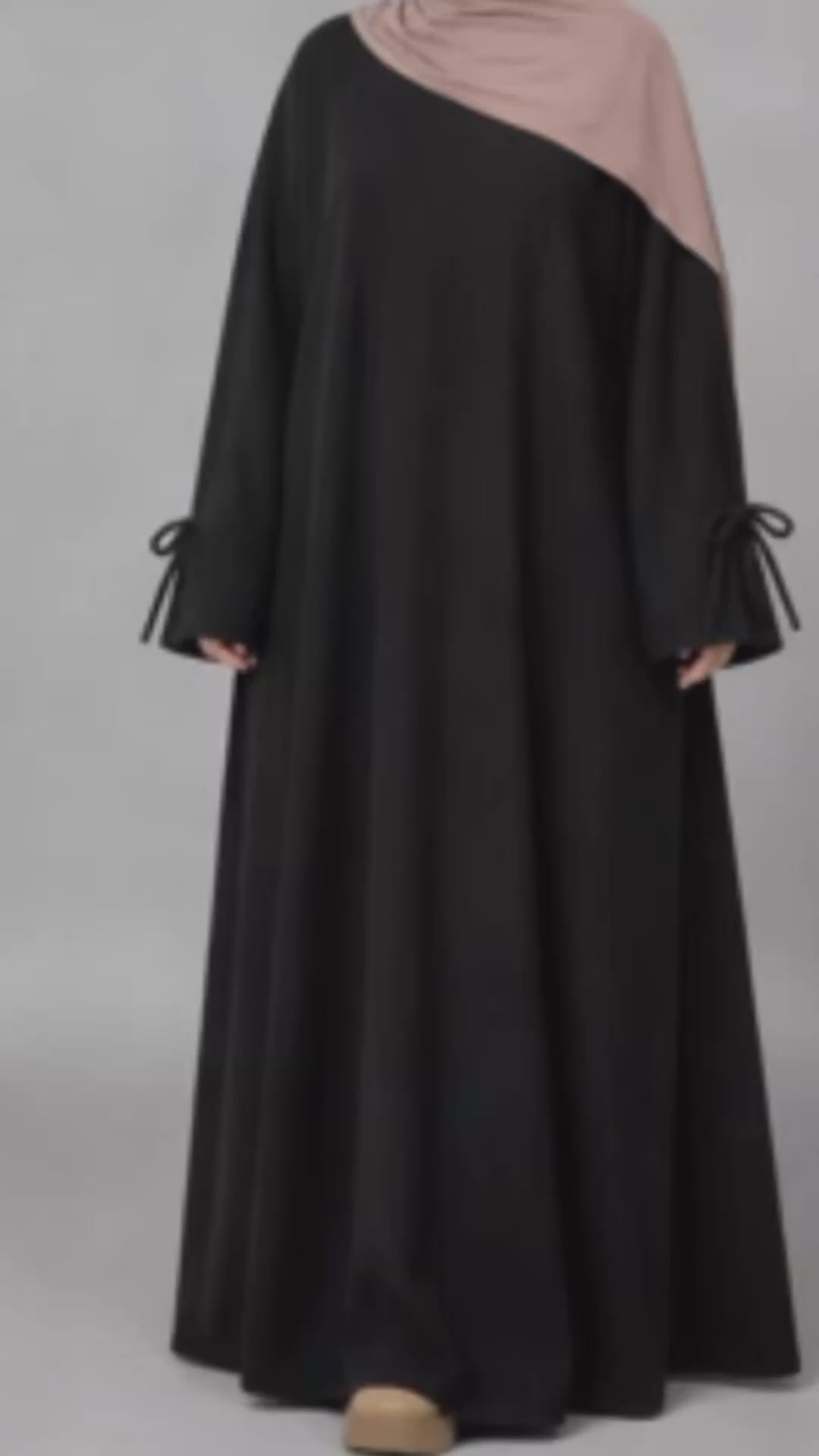 Aya Abaya Kjole Svart