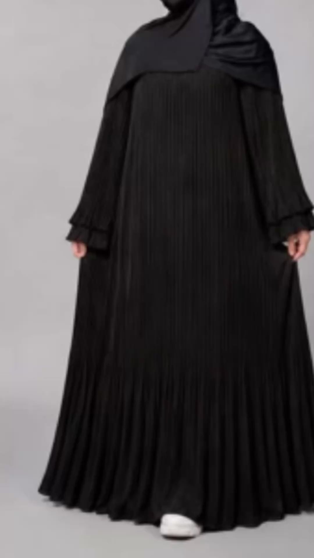 Lina Abaya Kjole Svart