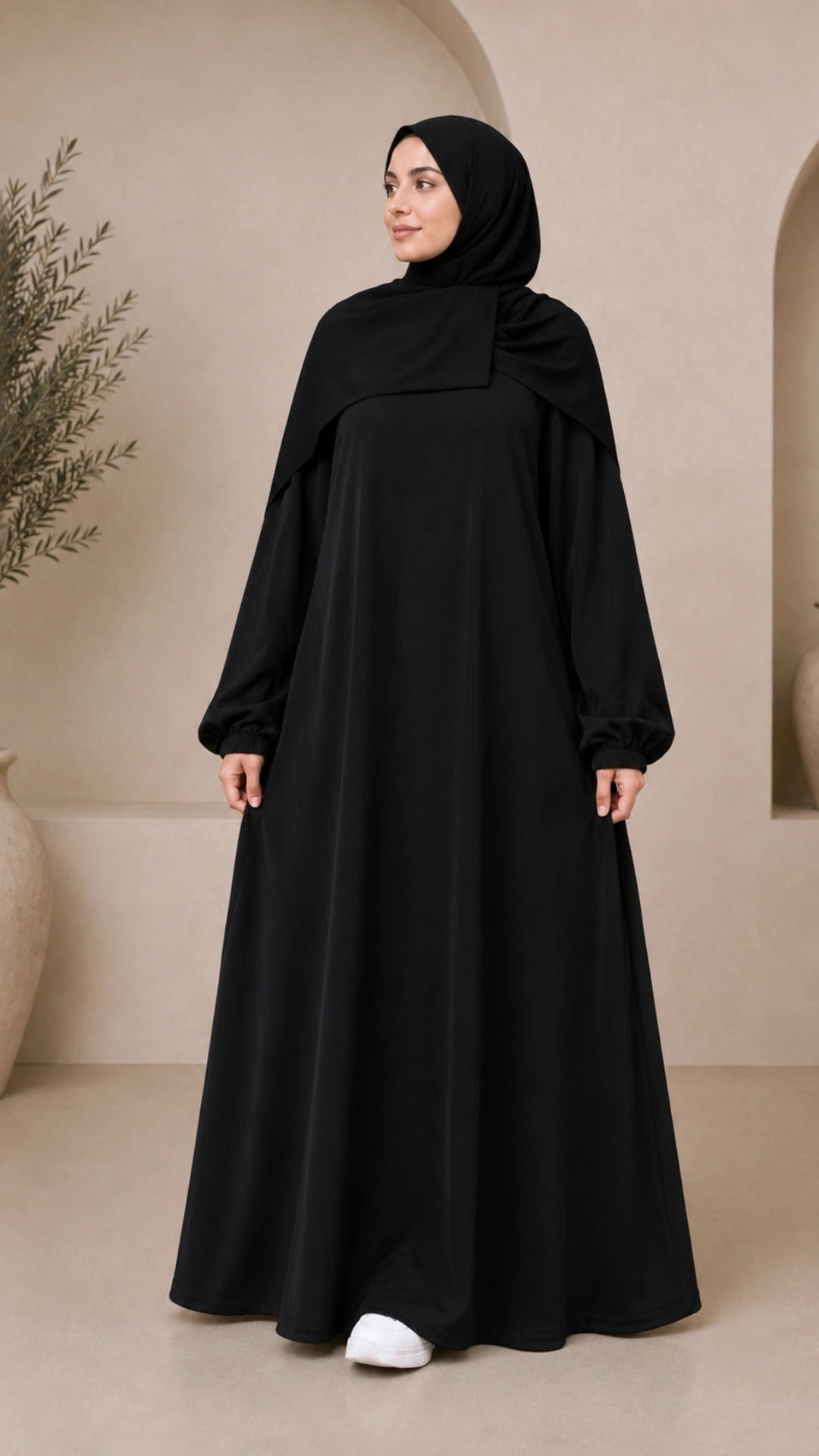 Safa Abaya Kjole Svart