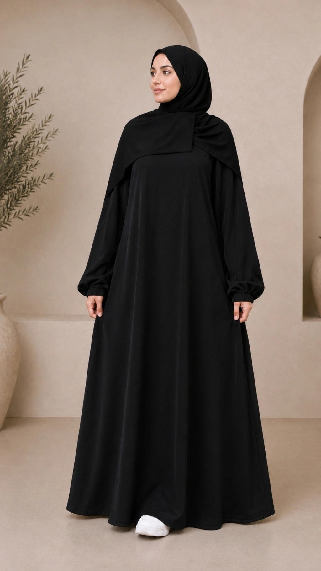 Safa Abaya Kjole Svart