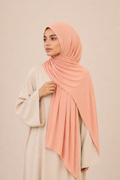 Premium Jersey Hijab - Støvetrosa